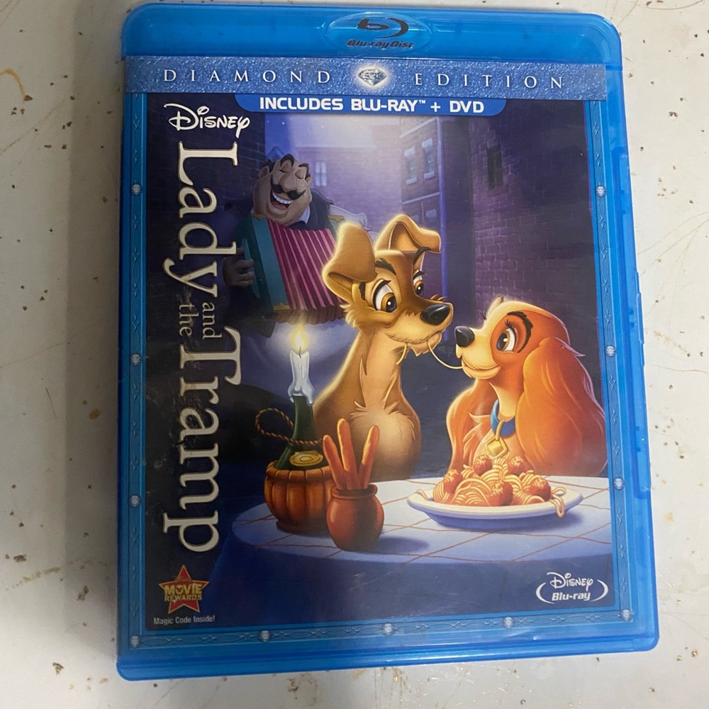 Lady and the Tramp Diamond Edition DVD and Blu Ray